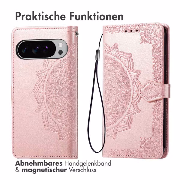 imoshion Mandala Klapphülle Google Pixel 10 Pro XL - Rosé gold