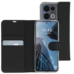 Accezz Wallet TPU Klapphülle für das Oppo Reno 8 Pro 5G - Schwarz