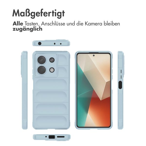 imoshion EasyGrip Back Cover für das Xiaomi Redmi Note 13 (5G) - Hellblau