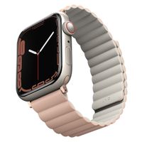 Uniq Revix doppelseitiges Armband für die Apple Watch Series 1 bis 10 / SE / Ultra (2) (44/45/46/49 mm) - Pink/Beige