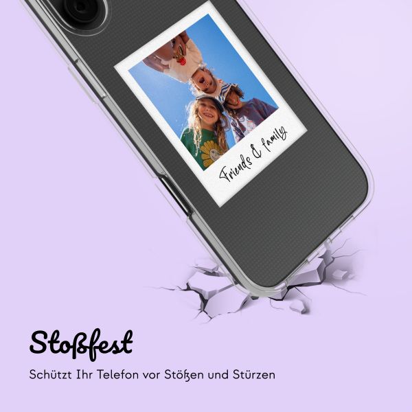 Hülle mit eigenem Foto und/oder Text Apple iPhone 16 - Polaroid