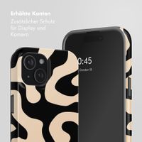 Selencia Vivid Rückabdeckung mit MagSafe Apple iPhone 15 - Art Wave Black