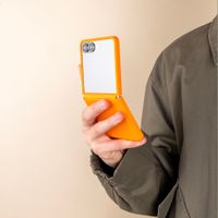 Accezz Grid Backcover Samsung Galaxy Z Flip 8 - Orange