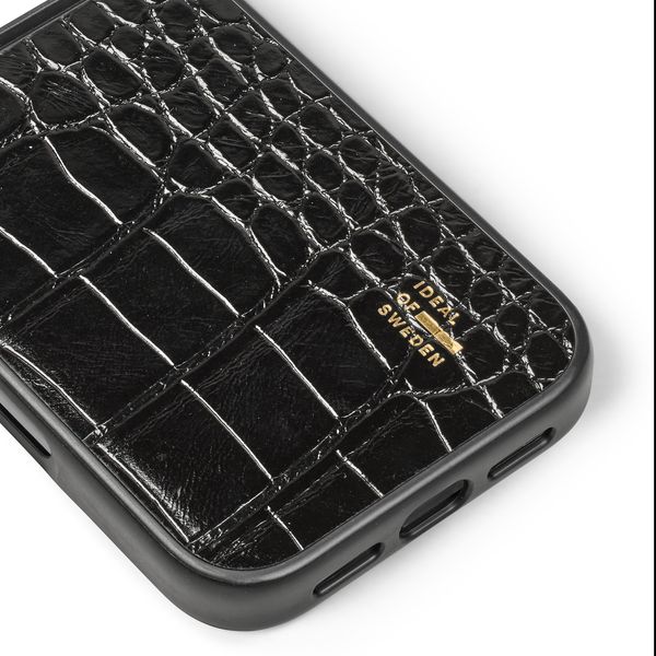 iDeal of Sweden MagSafe-Hülle aus veganem Leder Apple iPhone 18 Pro / 17 Pro - Black Croco