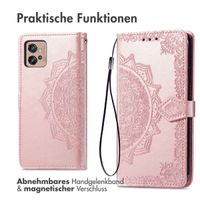 imoshion Mandala Klapphülle für das Motorola Moto G32 - Rose Gold