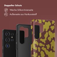 Selencia Vivid Back Cover Samsung Galaxy S25 Ultra - Moo'd Olive Dust