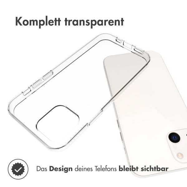 Accezz Clear TPU Backcover Apple iPhone 13 - Transparent