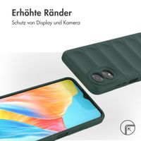 imoshion EasyGrip Back Cover für das Oppo A18 / Oppo A38 - Dunkelgrün