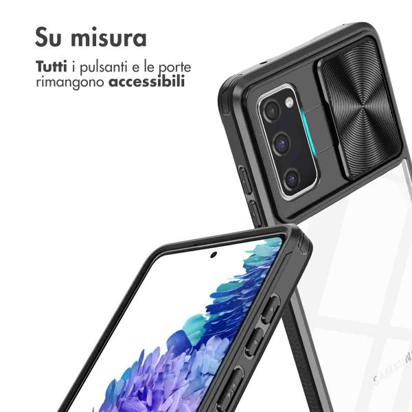 imoshion Back Cover mit Kameraschieber Samsung Galaxy S20 FE - Schwarz