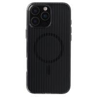Accezz Lite Backcover mit MagSafe | Fluted | Apple iPhone 16 Pro - Schwarz
