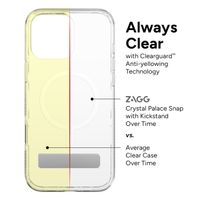 ZAGG Crystal Palace Snap KickStand Case mit MagSafe für das iPhone 16 Pro Max - Transparent