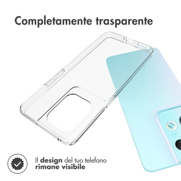 Accezz Clear TPU Backcover Oppo Reno 8 Pro 5G - Transparent