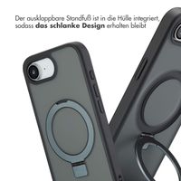 Accezz Ring Stand Backcover mit MagSafe Apple iPhone 16e - Schwarz