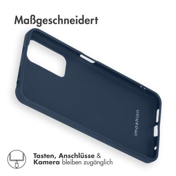 imoshion Color TPU Hülle für das Xiaomi Redmi Note 11 (4G) / Note 11S (4G) - Dunkelblau