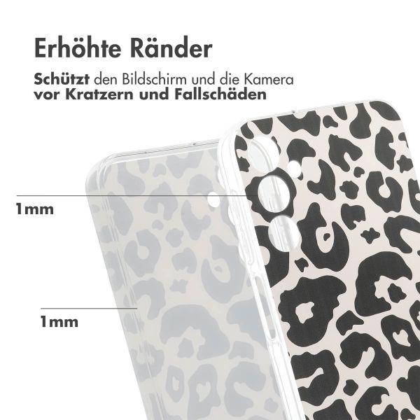 imoshion Design Hülle Samsung Galaxy A25 (5G) - Leopard Transparent