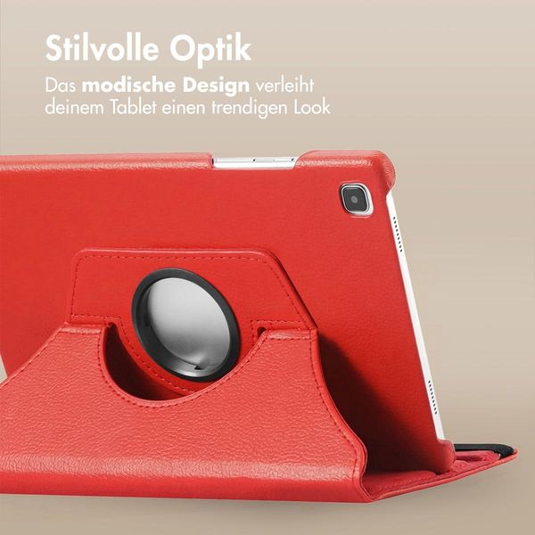 imoshion 360° drehbare Klapphülle Samsung Galaxy Tab S6 Lite (2020/2022/2024)  - Rot