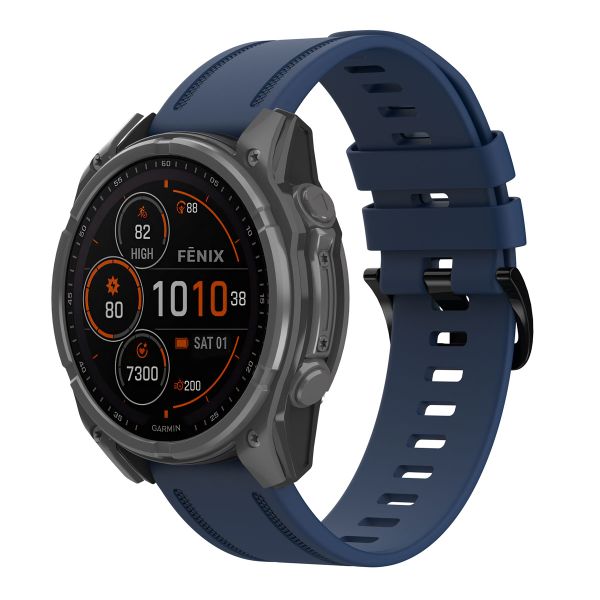 imoshion QuickFit® Line Silikonarmband für die Garmin Watch | 20 mm Anschluss - Dunkelblau