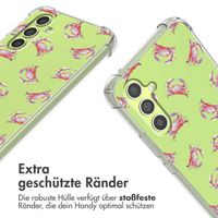 imoshion Design Hülle mit Band Samsung Galaxy A34 (5G) - Crab Watercolor