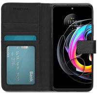 imoshion Luxuriöse Klapphülle Motorola Edge 20 Lite - Schwarz