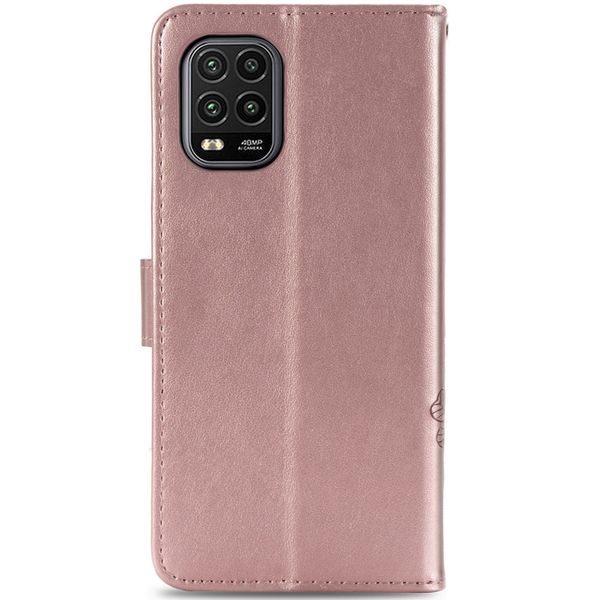 Kleeblumen Klapphülle Xiaomi Mi 10 Lite - Rosé Gold