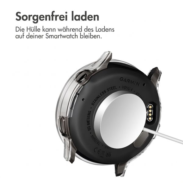 imoshion Full Cover Hard Case Garmin Venu 4 - 45 mm - Transparent