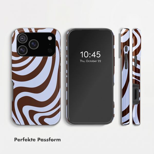 Selencia Vivid Back Cover Apple iPhone 17 Pro - Dream Swirl Chocolate