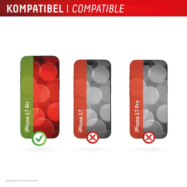 Displex Bildschirmschutzfolie Real Glass Full Cover Apple iPhone Air