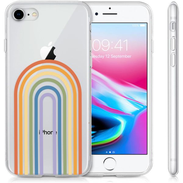 imoshion Design Hülle für das iPhone SE (2022 / 2020) / 8 / 7 - Rainbow