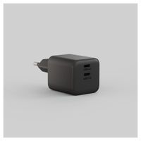 Zens Kompaktes Ladegerät 2x USB-C 100W - Netzteil - Schwarz
