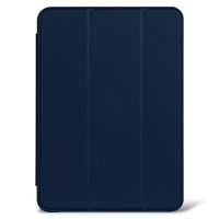 Decoded Textured Sillicon Slim Cover für das iPad Air 11 Zoll (2024) M2 / Air 5 (2022) / Air 4 (2020) - Navy Peony