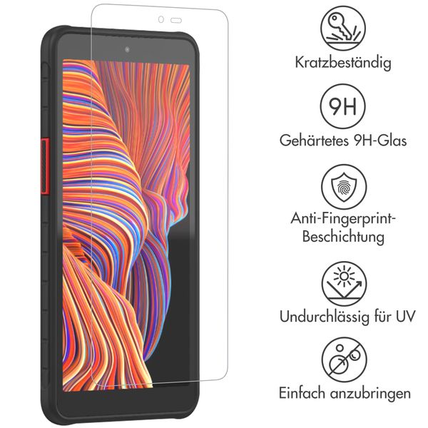 Accezz Screen Protector aus gehärtetem Glas Samsung Galaxy Xcover 5
