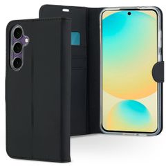 Accezz Wallet TPU Klapphülle Samsung Galaxy S24 FE - Schwarz