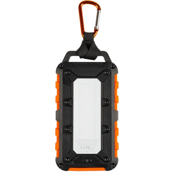 Xtorm ﻿Xtreme Series - Solarladegerät Powerbank 10.000 mAh - Schwarz/Orange