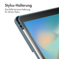 imoshion Origami Klapphülle iPad 9 (2021) 10.2 Zoll / iPad 8 (2020) 10.2 Zoll / iPad 7 (2019) 10.2 Zoll - Dunkelgrün