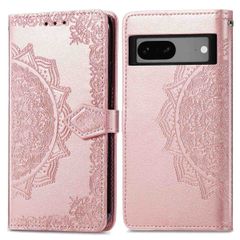 imoshion Mandala Klapphülle für das Google Pixel 7a - Rose Gold