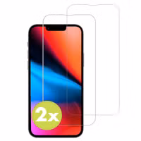 Accezz Displayschutz 2er-pack aus gehärtetem Glas iPhone 13 Pro Max / 14 Plus