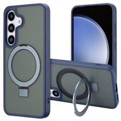 Accezz Ring Stand Backcover mit MagSafe Samsung Galaxy S25 - Blau