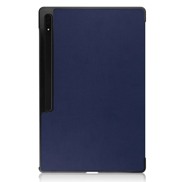 imoshion Trifold Klapphülle Galaxy Tab S8 Ultra - Dunkelblau