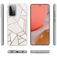 imoshion Design Hülle für das Samsung Galaxy A72 - White Graphic