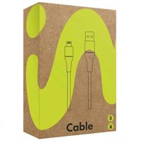 imoshion MFI-zertifiziertes Lightning- auf USB-Kabel - Geflochtenes Gewebe - 3 m - Weiß