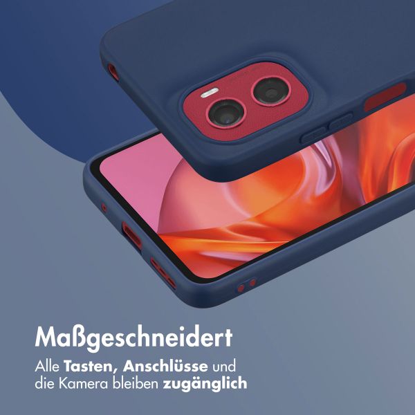 imoshion TPU Color Cover Motorola Moto G05 / E15 - Dunkelblau