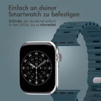 Accezz Ocean Armband für Apple Watch | 38/40/41/42 mm - Abyss Blue