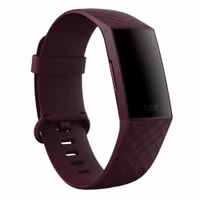 Fitbit Classic Silikonarmband für  Fitbit Charge 3 / 4 - Größe L - Rosewood