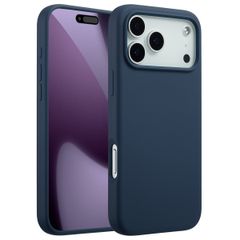 Accezz Liquid Silikoncase mit MagSafe Apple iPhone 17 Pro Max - Dunkelblau