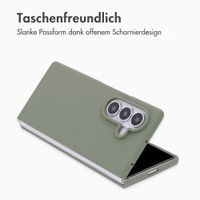 Accezz Liquid Silikoncase mit MagSafe Samsung Galaxy Z Fold 8 Ultra - Cooper Green