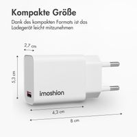 imoshion 18 Watt Ladegerät | USB-A - Weiß