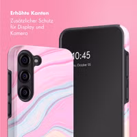 Selencia Vivid Back Cover Samsung Galaxy S23 - Pastel Lipstick Marble