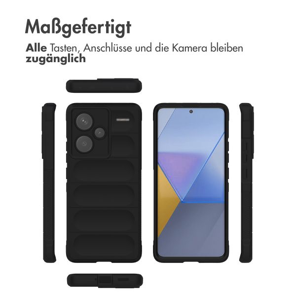 imoshion EasyGrip Back Cover für das Xiaomi Redmi Note 13 Pro Plus (5G) - Schwarz