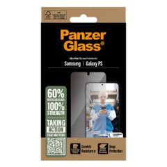 PanzerGlass Ultra Wide Fit Antibakterieller Screen Protector mit Sichtschutz inkl. Applikator Samsung Galaxy S25 Edge