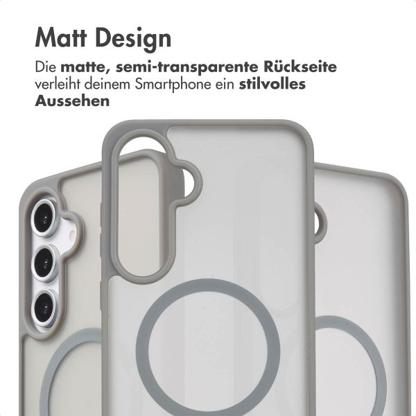 imoshion Color Guard Back Cover mit MagSafe für das Samsung Galaxy S24 FE - Grau